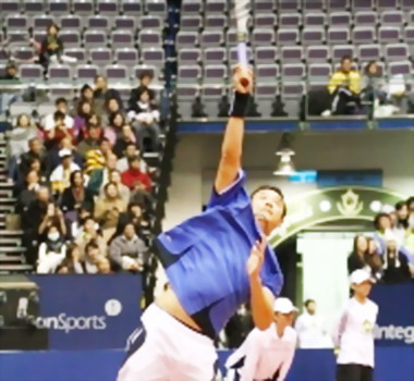 網球好手王宇佐復出首冠(圖)