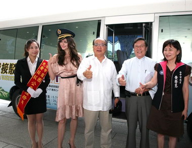 台中逢甲商圈免費接駁公車本週行駛(圖)