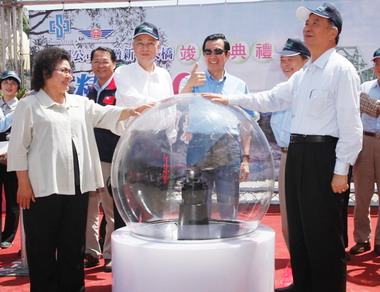 高雄中鋼捐建新發大橋竣工(圖)