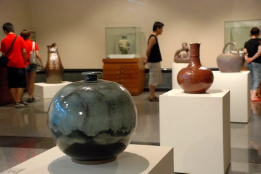 台中苗栗縣陶藝協會會員聯展(圖)