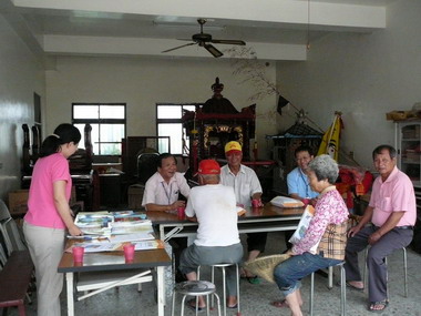 北斗地政與溪州鄉柑園村民座談(圖)