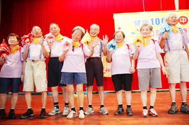 健康100臺中動起來阿公阿嬤健康活力大賽(圖)