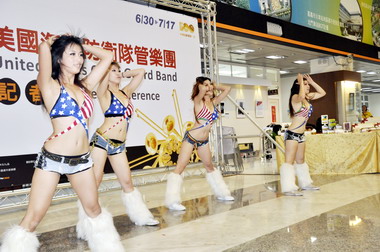 嘉市美國海岸防衛隊管樂團6日熱鬧展開(圖)