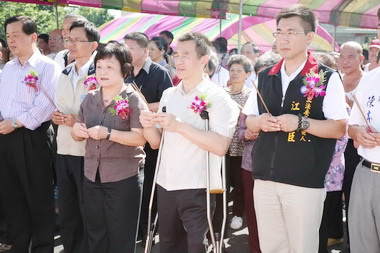 台中豐原區南田街銜接豐原大道拓寬工程舉行通車儀式(圖)