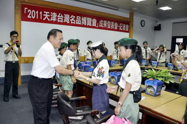 香港童軍代表團今拜會新竹市長(圖)
