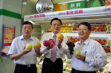 「彰燈結採 豔上海」彰化縣農特產行銷(圖)