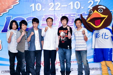 100年全運在彰化   推廣大使五月天(圖)