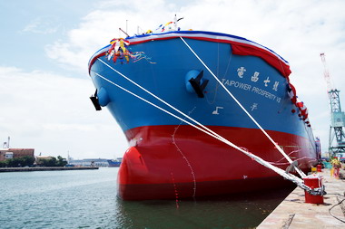 高雄「電昌七號」運煤專用輪今交船(圖)