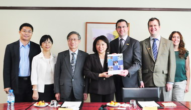 黃敏惠受邀參加高齡友善城市國際研討會(圖)