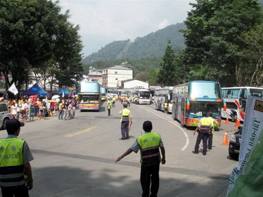 集集分局召開2011萬人泳渡交通管制記者會(圖)