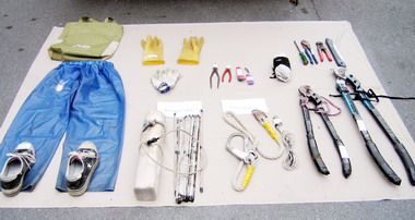 羅東電纜竊賊失風遭警逮獲(圖)