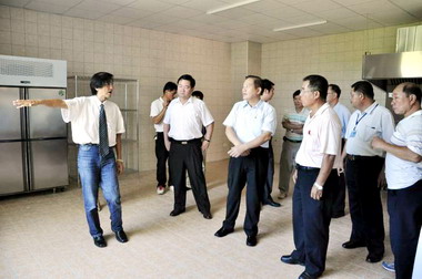 竹市長今視察境福里社區活動中心新建工程(圖)