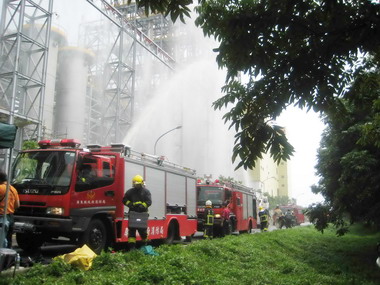 加工處屏東分處辦區域聯防消防演練(圖)