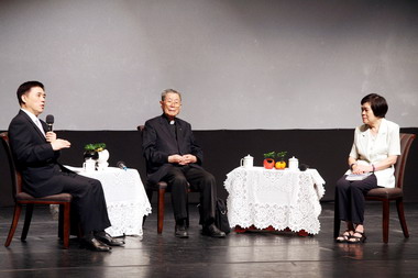 北市長接見樞機主教、趙可式博士(圖)