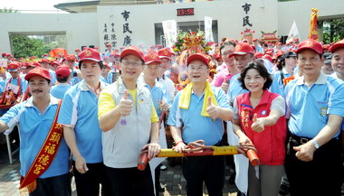 桃縣百尊土地公 同遶境踩街祈福(圖)