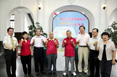 竹市長今日宣誓成為高齡友善城市典範(圖)