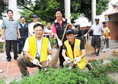 彰化辦掃街活動迎接100年全運會(圖)
