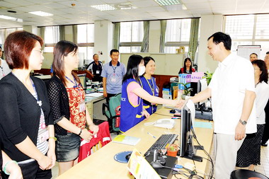 新北市長視察三峽公所 勉提升服務品質(圖)