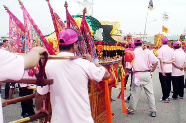 台中朝元宮進香團謁祖回鑾(圖)
