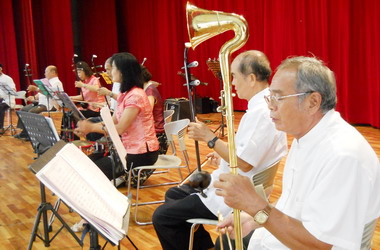 台中大屯客家協會慶祝重陽節(圖)