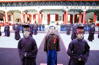 桃縣長今主持至聖先師誕辰釋奠典禮(圖)