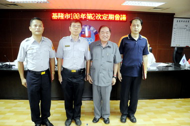 張通榮主持災害應變中心綜合協調會(圖)