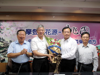 桃園縣長接見蘆竹鄉民(圖)