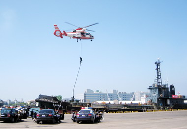 高港辦應變聯合演習(圖)