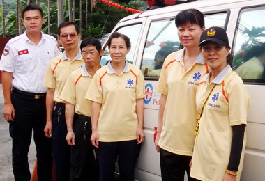 鳳凰志工水里分隊辦建國百年法會(圖)