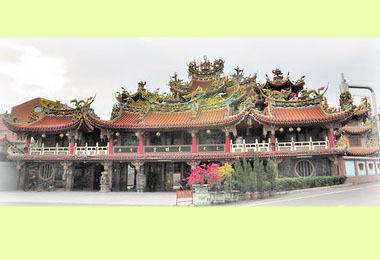 竹山古老廟宇克明宮富麗堂皇(圖)