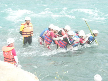 玉管處舉行山域救難技術觀摩演練(圖)