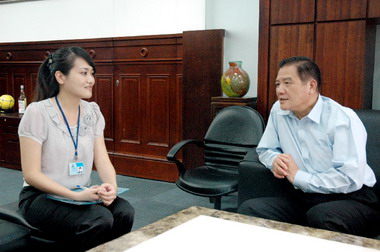 竹市長接見都發處赴日本岡山市交換職員(圖)