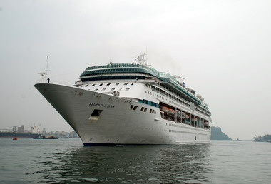 大型國際郵輪『海洋神話』14日再訪高雄港(圖)