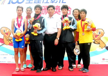 百年全國運動會划船比賽 在日月潭月舉行(圖)