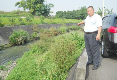 大里中興大排淤積嚴重市議員要求速清淤(圖)