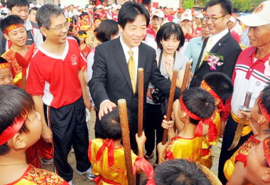 台南代天院王船醮文化祭辦王船開光點眼(圖)