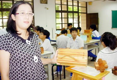 竹山農會辦木工藝品研習成果佳(圖)