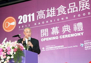「2011高雄食品展」開展 吳揆期許進軍亞太「錢」進高雄(圖)