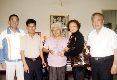 鹿谷村民莊劉勤家境貧苦善心人士捐助(圖)