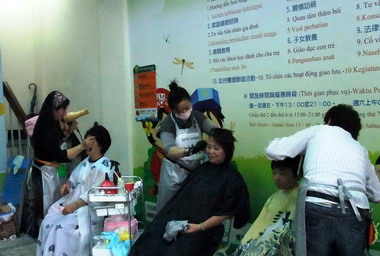 產訓合作班學員結訓  為弱勢家庭做公益(圖)