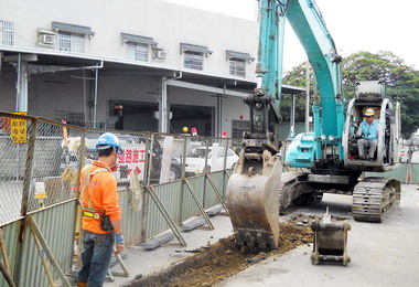 台電大里瑞城里高壓電線地下化開始施工(圖)