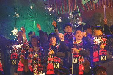 台中谷關跨年high翻天(圖)