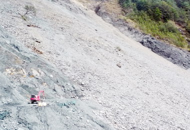 能高越嶺步道多處坍方登山客勿強行進入(圖)