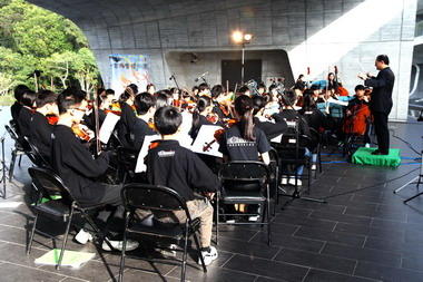 向山行政暨遊客中心舉辦新年音樂會(圖)