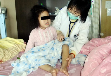 台中幼童感冒造成急性肌炎無法行走(圖)