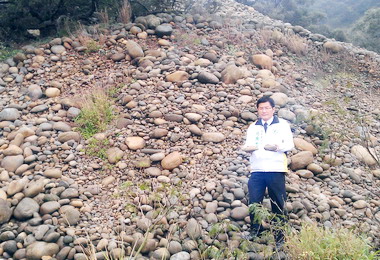 台中清水區海風產業道路落石危險(圖)