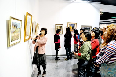 臺中市藝術創作協會會員聯展開幕(圖)