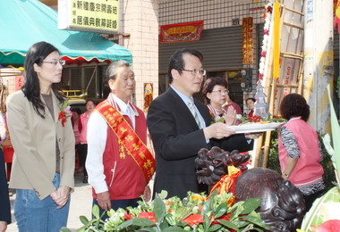 台中太平東村宮關聖帝君廟辦法會(圖)