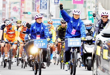 國際自由車總會亞洲巡迴賽彰化展開(圖)