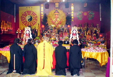 台中無極天凰寺舉行消災解厄法會(圖)